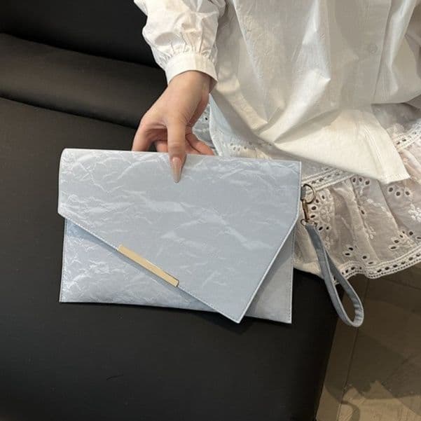 クラッチバッグ 普段使い◎ シンプル封筒型 高見えカジュアルクラッチバッグ